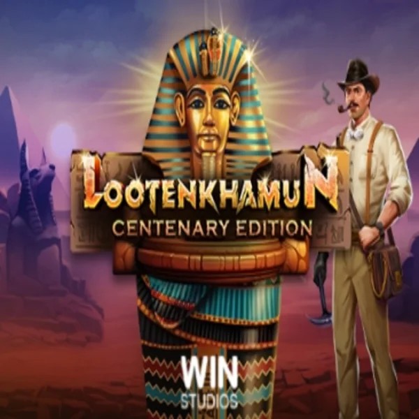 Loot'en Khamun the Dead Sea Scrolls slot logo by Win Studios at 20Bet Casino